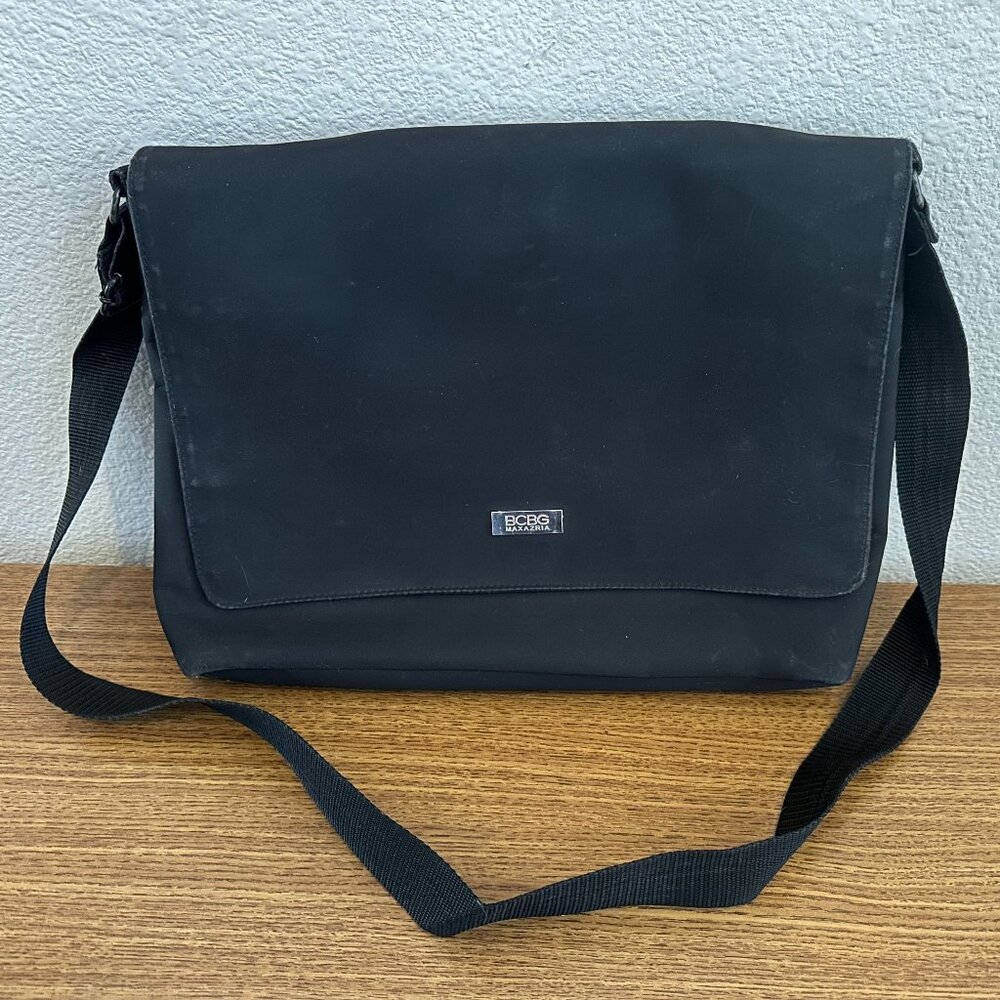 BCBG Black Messenger Bag